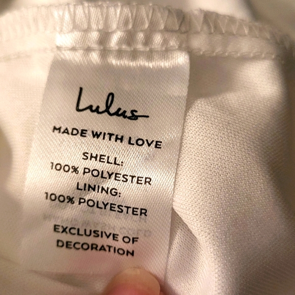 Look So Sweet White Floral Embroidered Organza Mini Dress - Picture 14 of 14